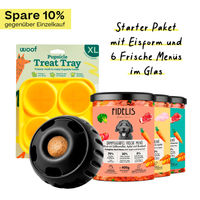 Produktbild von fidelis.dog Pupsicle Starter Paket aus Silikon Schwarz Größe XL