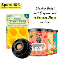 Produktbild von fidelis.dog Pupsicle Starter Paket Schwarz Größe L aus Kunststoff