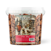 Produktbild von fidelis.dog Puten Sterne Hundeleckerli aus Trockenfleisch mit hohem Fleischanteil und Monoprotein 1kg Eimer