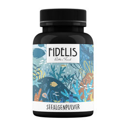 Produktbild von fidelis.dog Seealgenpulver Vegan zur Unterstützung von Haut, Fell und Immunsystem 450g