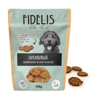 Produktbild von Fidelis Entenburger Hundeleckerli getreidefrei und monoprotein aus 100% natürlichen Rohstoffen 100g
