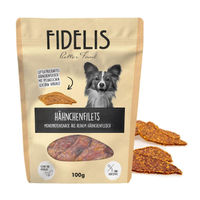 Produktbild von Fidelis Hähnchenfilet Streifen für Hunde 100g getrocknetes Monoprotein getreidefrei