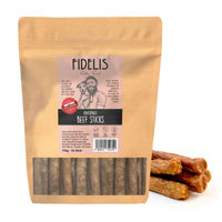Produktbild von Fidelis Kausnack Beef Sticks Rind getreidefrei monoprotein 750g