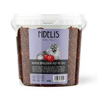 Produktbild von FIDELIS Kausnack Insekten Doppel Schichtfilet mit Apfel ohne Konservierungsstoffe 600g