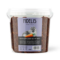 Produktbild von FIDELIS Kausnack Insekten Doppel Schichtfilet mit Karotte ohne Konservierungsstoffe 600g