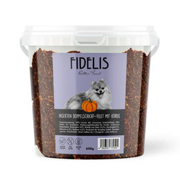 Produktbild von FIDELIS Kausnack Insekten Doppel Schichtfilet mit Kürbis ohne Konservierungsstoffe 600g