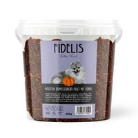 Produktbild von FIDELIS Kausnack Insekten Doppel Schichtfilet mit Kürbis ohne Konservierungsstoffe 600g