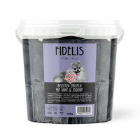 Produktbild von Fidelis Kausnack Insekten Streifen mit Hanf und probiotischem Joghurt ohne Konservierungsstoffe 500g