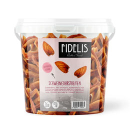 Produktbild von Fidelis Schweineohrstreifen Naturkaukartikel Monoprotein Getreidefrei 500g