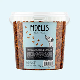 Produktbild von Fidelis Trainingsknöchelchen für Kaninchen getreidefrei mit hohem Fleischanteil 1kg