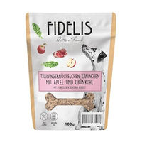 Produktbild von Fidelis Trainingsknöchelchen für Kaninchen mit Apfel und Grünkohl 100g