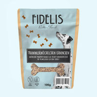 Produktbild von Fidelis Trainingsknöchelchen Kaninchen getreidefrei mit hohem Fleischanteil 100g