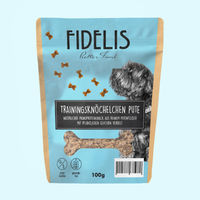 Produktbild von Fidelis Trainingsknöchelchen Pute getreidefrei mit hohem Fleischanteil 100g