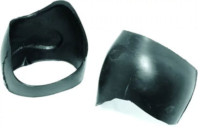 Produktbild von Fifpe Gamaschen Klauenschutz für Pferde aus Kunststoff Größe L in Grün und Schwarz