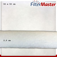 Produktbild von FilterMaster Feinfiltervlies Weiß 50 x 50 x 2,5 cm für Teich und Meer