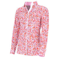 Produktbild von Fior da Liso Bluse Luna Paisley für Damen in Rosa Rot Weiß Bunt Größe L