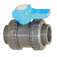 Produktbild von FIP Kugelhahn mit Griff und 2 Anschlussblenden d40mm