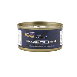 Produktbild von Fish4Cats Finest Katzenfutter Makrele mit Garnelen in Sauce getreidefrei 70 g