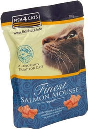 Fish4Cats Finest Mousse Forelle für Katzen mit hohem Fleischanteil 6 x 100 g – Bild 1 von 2