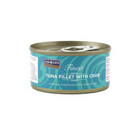 Produktbild von Fish4Cats Finest Thunfischfilet mit Krabben Katzen Nassfutter 70 g