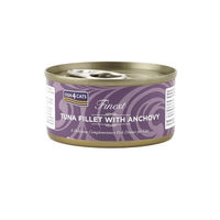 Produktbild von Fish4Cats Finest Thunfischfilet mit Sardellen Katzenfutter 70 g