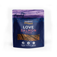Produktbild von Fish4Dogs Belohnungssnack Lachs Sticks getreidefrei mit hohem Fleischanteil 85 g
