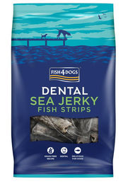 Fish4Dogs Dental Sea Jerky Fisch Streifen Zahnpflege-Snack getreidefrei monoprotein 500 g – Bild 1 von 6