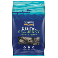 Produktbild von Fish4Dogs Dental Sea Jerky Fisch Streifen Zahnpflege-Snack getreidefrei monoprotein 500 g