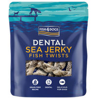 Produktbild von Fish4Dogs Dental Sea Jerky Fish Twists Zahnpflege-Snack getreidefrei 100 g