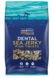 Fish4Dogs Dental Sea Jerky Fish Twists Zahnpflege-Snack getreidefrei monoprotein 500 g – Bild 1 von 3