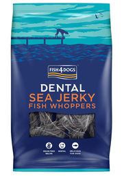 Produktbild von Fish4Dogs Dental Sea Jerky Fish Whoppers Kausnack für Hunde getreidefrei monoprotein 500 g