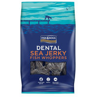 Produktbild von Fish4Dogs Dental Sea Jerky Fish Whoppers Kausnack für Hunde getreidefrei monoprotein 500 g