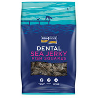 Produktbild von Fish4Dogs Dental Sea Jerky Squares Zahnpflege-Snack für Hunde mit Fisch Monoprotein 575 g
