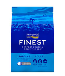 Fish4Dogs Finest Adult Complete Hundefutter Sardine mit Süßkartoffel Große Brocken 1,5 kg – Bild 1 von 6