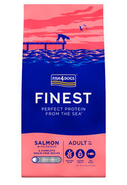 Produktbild von Fish4Dogs Finest Adult Hundefutter Lachs mit Kartoffel getreidefrei und sensitive 6 kg
