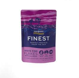 Produktbild von Fish4Dogs Finest Belohnungssnack Weißfischflocken mit Lachs getreidefrei 100 g
