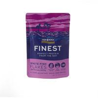 Produktbild von Fish4Dogs Finest Belohnungssnack Weißfischflocken mit Lachs getreidefrei 100 g