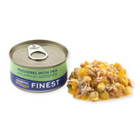 Produktbild von Fish4Dogs Finest Nassfutter Makrele mit Kürbis und Erbsen getreidefrei 85 g