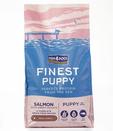 Produktbild von Fish4Dogs Finest Puppy Lachs mit Süßkartoffel Getreidefrei 12 kg