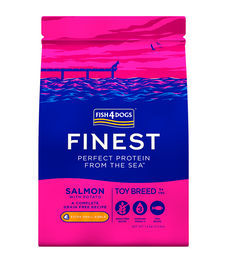 Fish4Dogs Finest Toy Breed Adult Hundefutter Lachs Getreidefrei 1,5 kg – Bild 1 von 6
