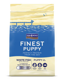 Produktbild von Fish4Dogs Finest Welpenfutter Weißfisch mit Kartoffel getreidefrei 1,5 kg