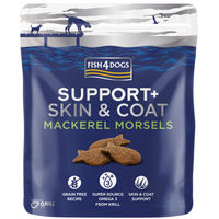 Produktbild von Fish4Dogs Support+ Funktionssnack für Hunde mit Lachs und Fisch getreidefrei 225 g