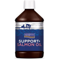 Produktbild von Fish4Dogs Support+ Lachsöl für Hunde zur Unterstützung von Haut, Fell, Gelenken und Immunsystem 500 ml