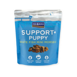 Fish4Dogs Support+ Puppy Funktionssnack für Welpen Weißfisch Minihäppchen getreidefrei 150 g – Bild 1 von 4