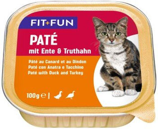 FIT+FUN Adult Paté Ente und Truthahn 32x100 g – Bild 1 von 1