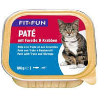 Produktbild von FIT+FUN Adult Paté Forelle und Krabben 32x100 g