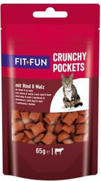 Produktbild von FIT+FUN Crunchy Pockets Hund Leckerli Rind 7x65 g