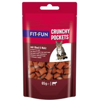 Produktbild von FIT+FUN Crunchy Pockets Hund Leckerli Rind 7x65 g