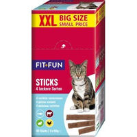 Produktbild von FIT+FUN Crunchy Sticks XXL-Multipack für erwachsene Hunde mit Huhn, Thunfisch, Rind und Kaninchen 250g - 250 g