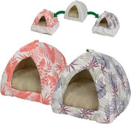 FIT+FUN Ersatzbezüge für Katzenhöhlen bunt aus Polyester – Bild 1 von 3